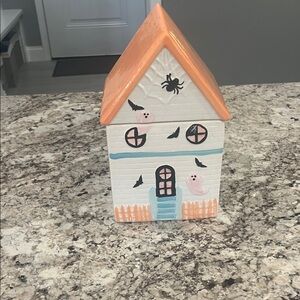 Cute Haunted House Cookie Jar